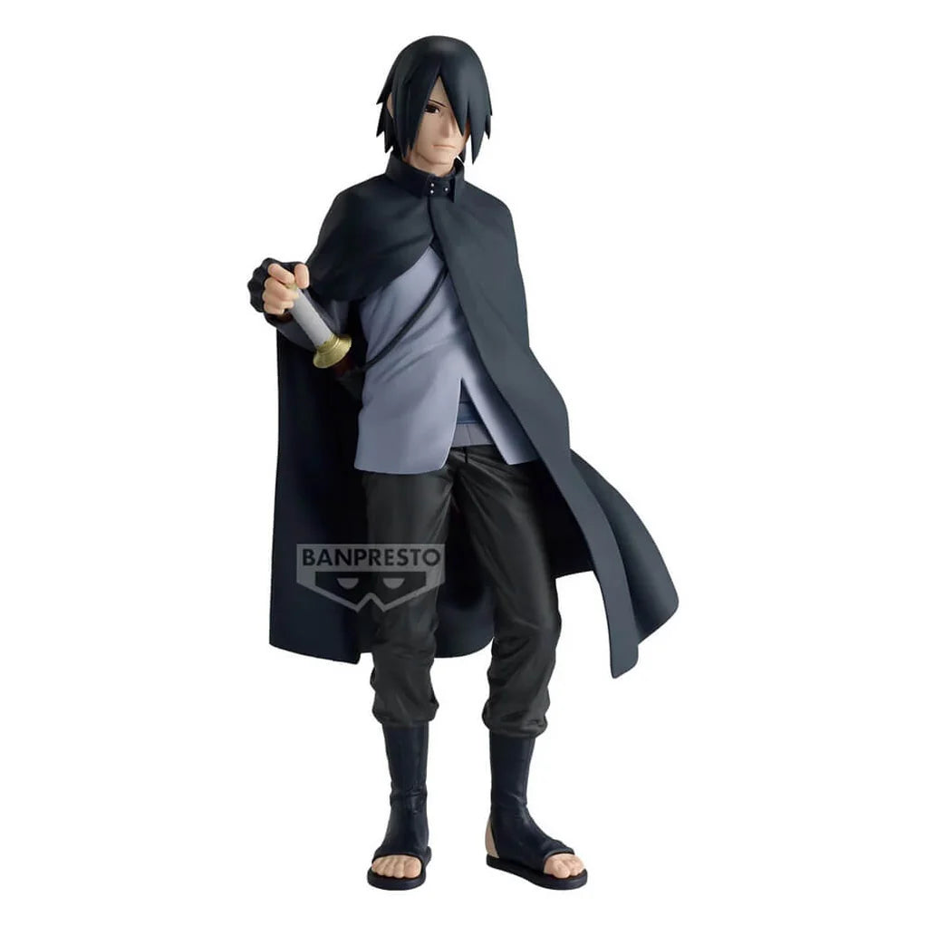 BORUTO : NARUTO NEXT GENERATIONS FIGURA UCHIHA SASUKE NINJA WORLD SCULPTING LEGEND COMO NUEVA PREVENTA