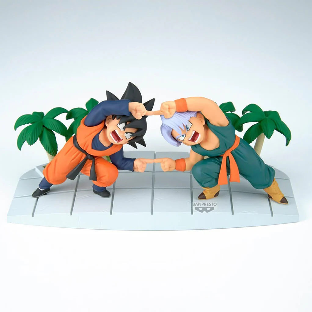 DRAGON BALL Z FIGURA SON GOTEN & TRUNKS HISTORY BOX